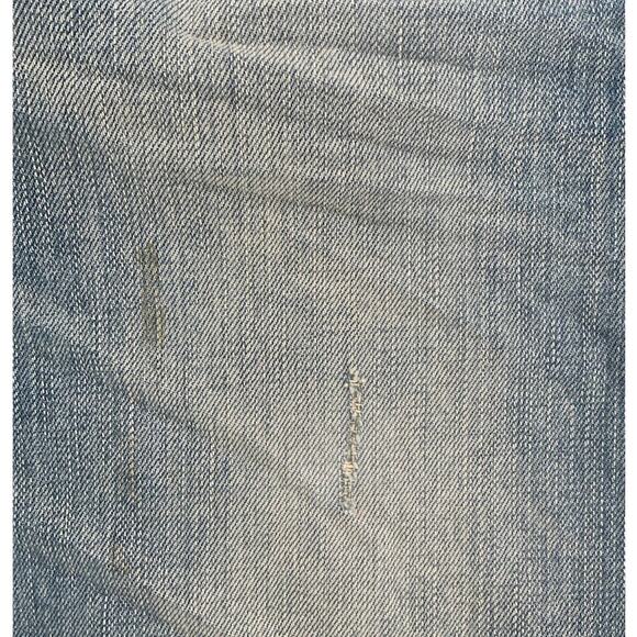 American Eagle Men's Distressed Cut-Off Jean Short Blue Jean Size 28 Denim - Picture 6 of 10